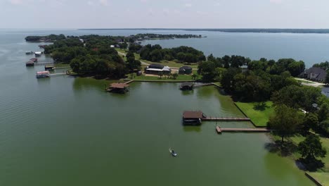 video aereo del lago richland chambers en texas