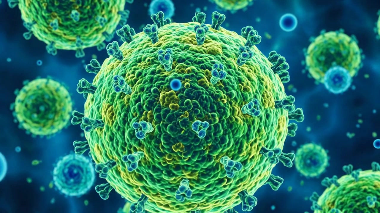 Visão microscópica da divisão celular bacteriana