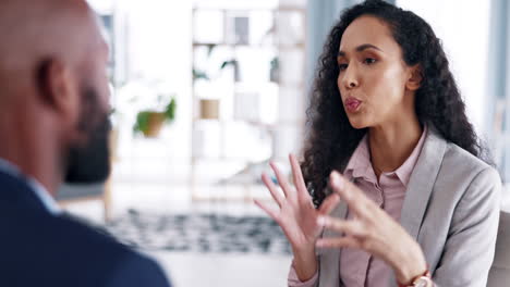 gente de negocios, entrevista