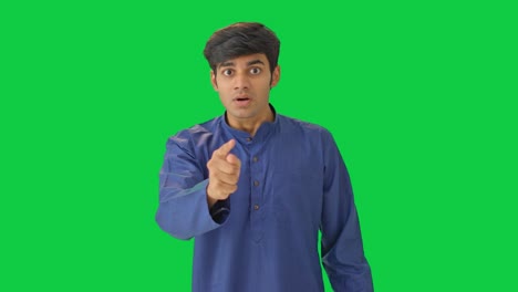 Angry-Indian-man-shouting-on-someone-Green-screen