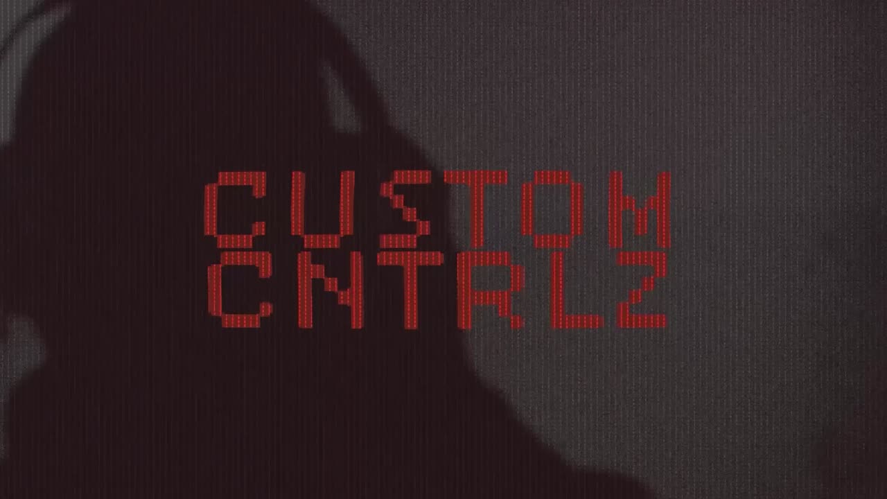 Digital Glitch Scan Titles and Text Animation