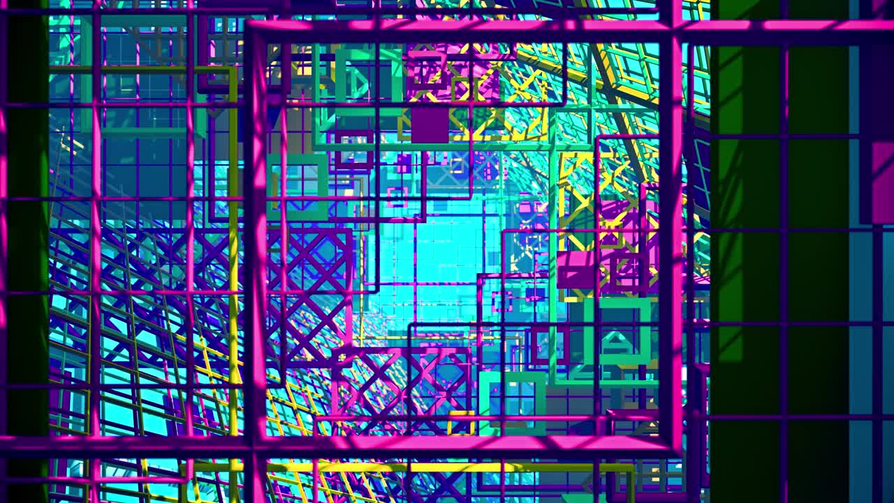 colorido en la geometría de la forma