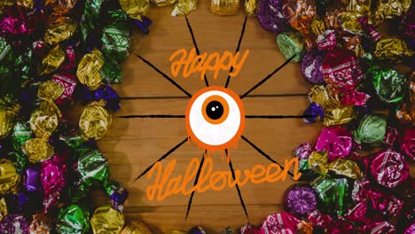 Animación-De-Texto-De-Feliz-Halloween-Sobre-Dulces