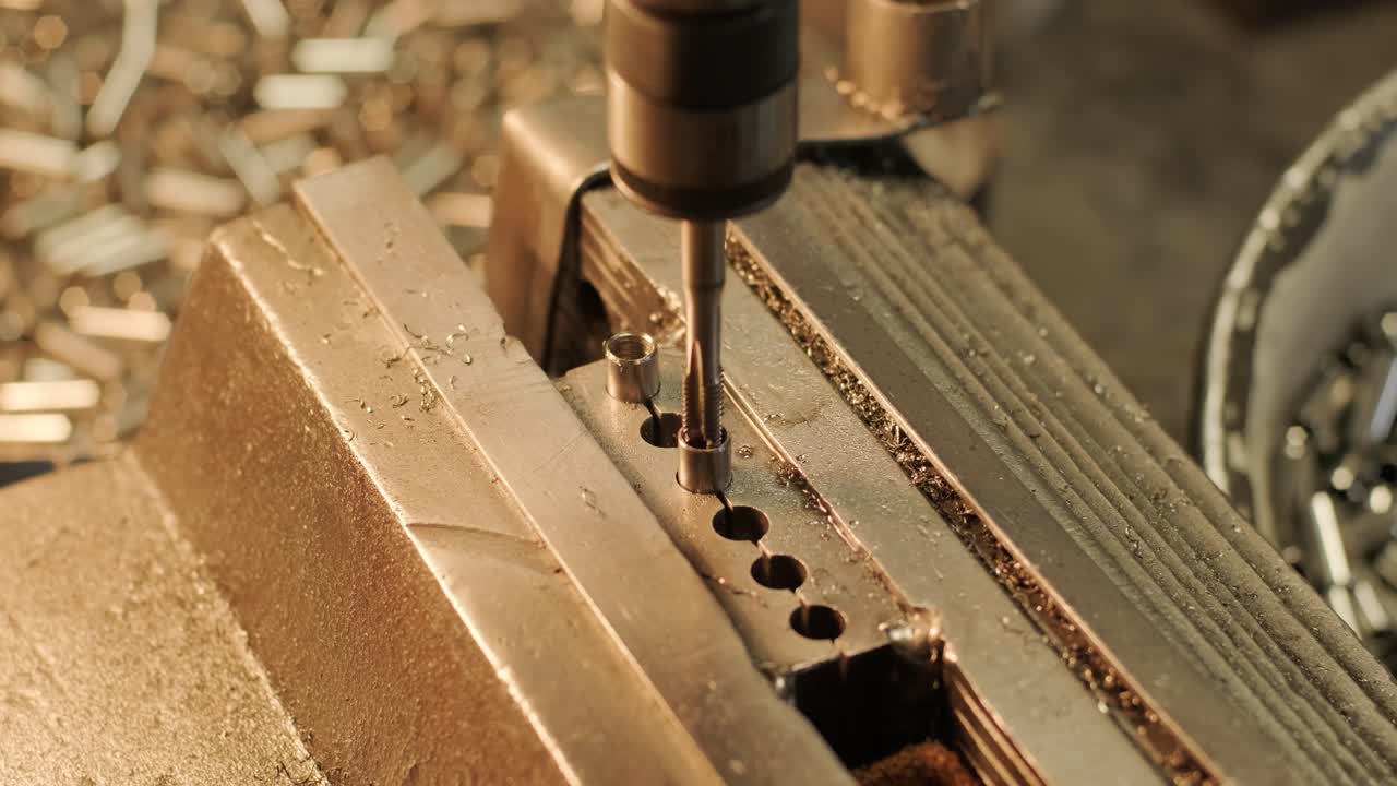 máquina de perforación con perforación para el tapado