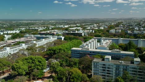 brasilia, brazil's capital aerial view