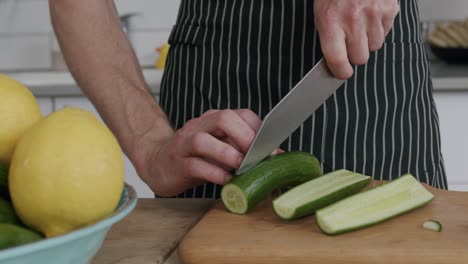chef cortando pepino en un tablero disparado a 100 fps 2