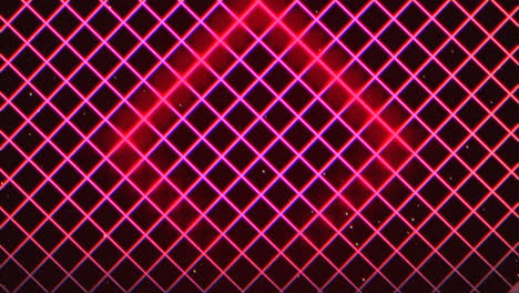 neon red grid pattern in deep galaxy in 80s style