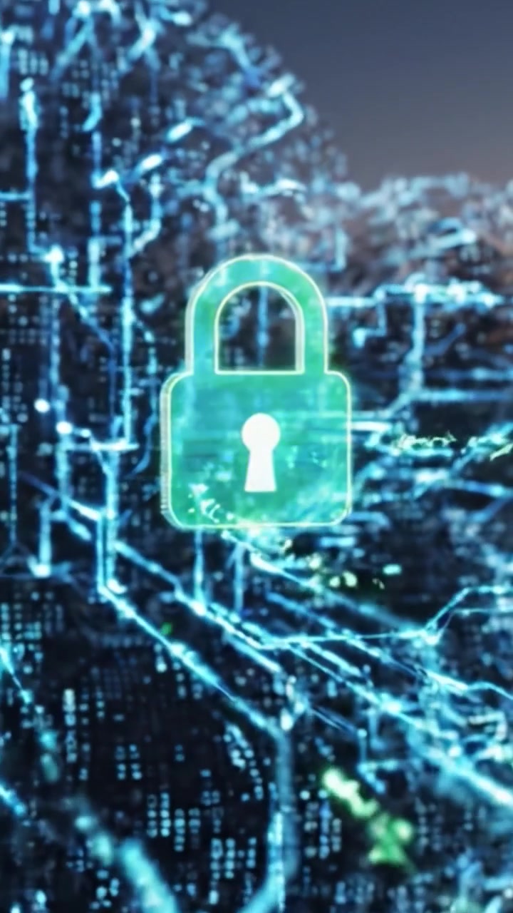 Esplorando la Connessione Tra Sicurezza Digitale e Rappresentazione Visiva dei Dati in un Ambiente Sereno al Tramonto, Sottolineando l'Importanza della Protezione nello Spazio Virtuale