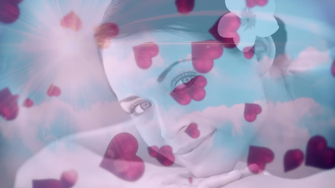 머리카락 에 꽃 이 있는 여자 의 초상화