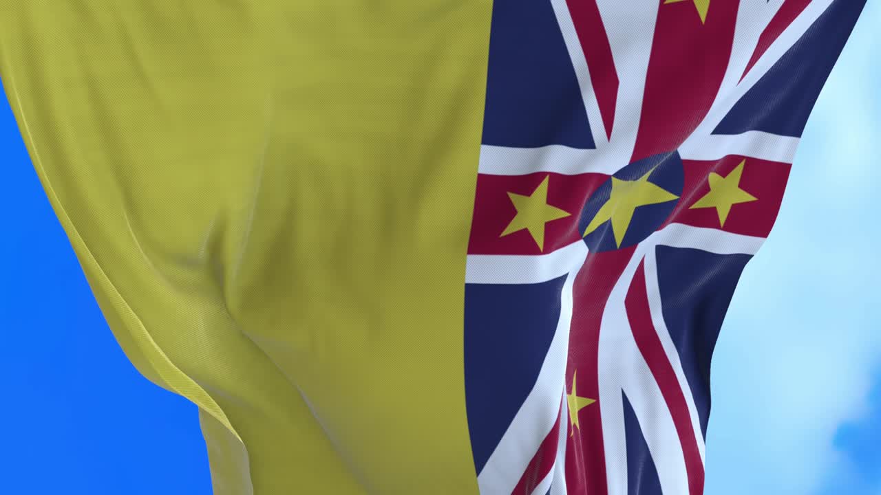 니우에 발의 끊임없는 루프.