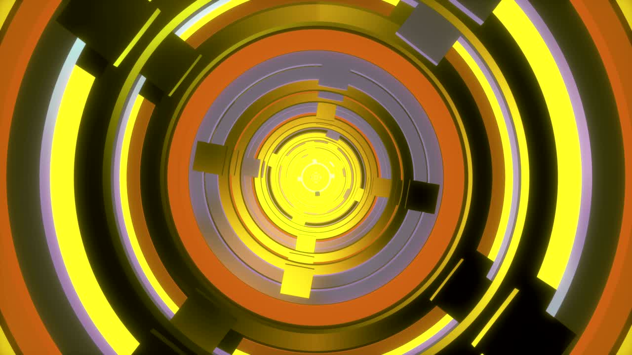 espiral abstracta de círculos en varios colores