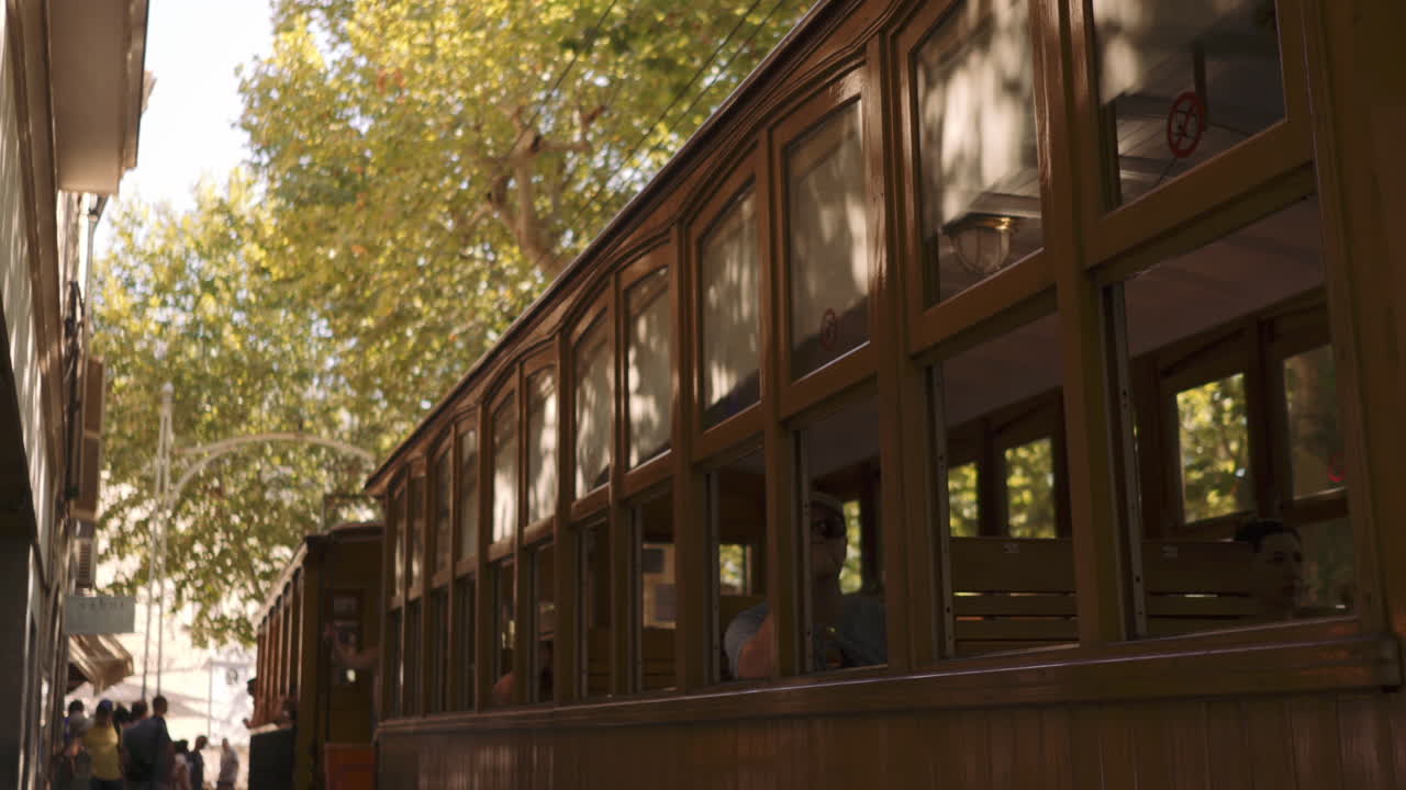 Tram in a City Street