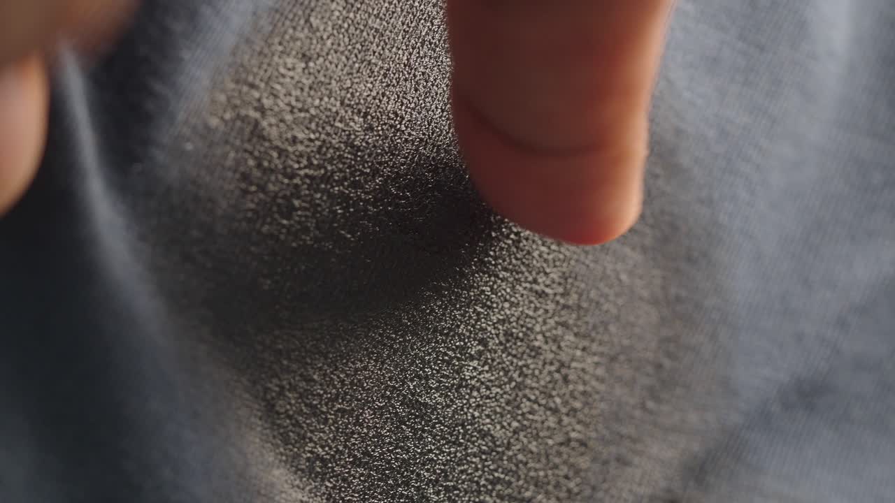 Close-up of textured fabric surface