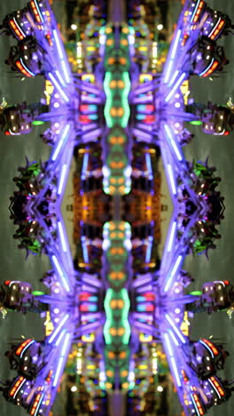patrón de luz abstracto video vertical