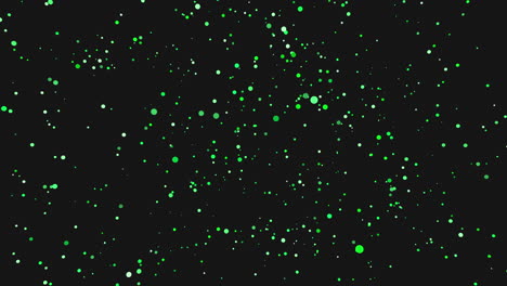 fly colorful glitters and confetti in dark space 2