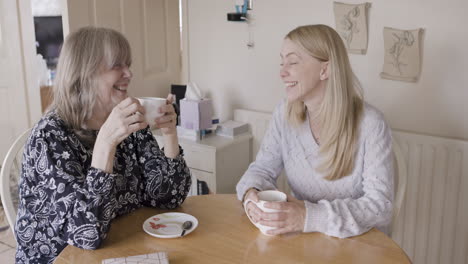 two women enjoying coffee