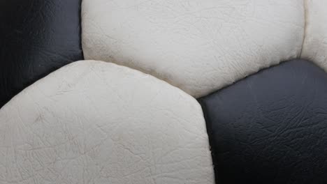 close-up of classic football detailed surface 4k