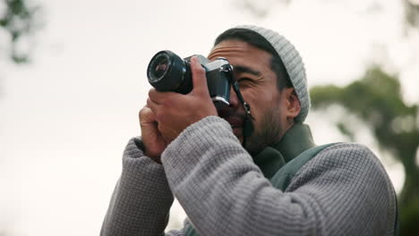 photographer, nature and man with a camera