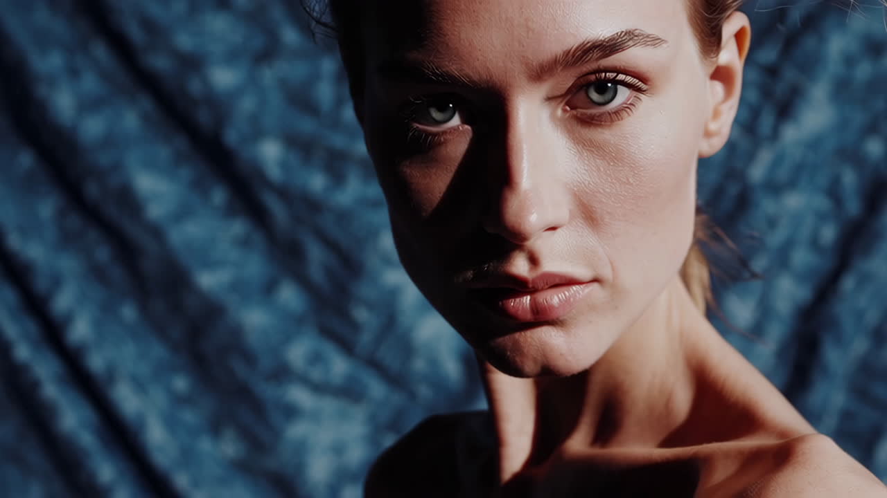 retrato en primer plano de una mujer