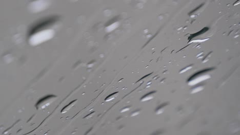 water drops on grey surface