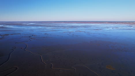 patterns in nature found in a beautiful landscape in arcachon bay, france