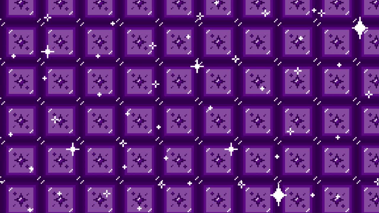 Pixel art tile particle icon Looping animated background. 1080p (7).mp4