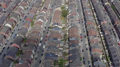 drone shot sweeping across wavertree housing estate 07