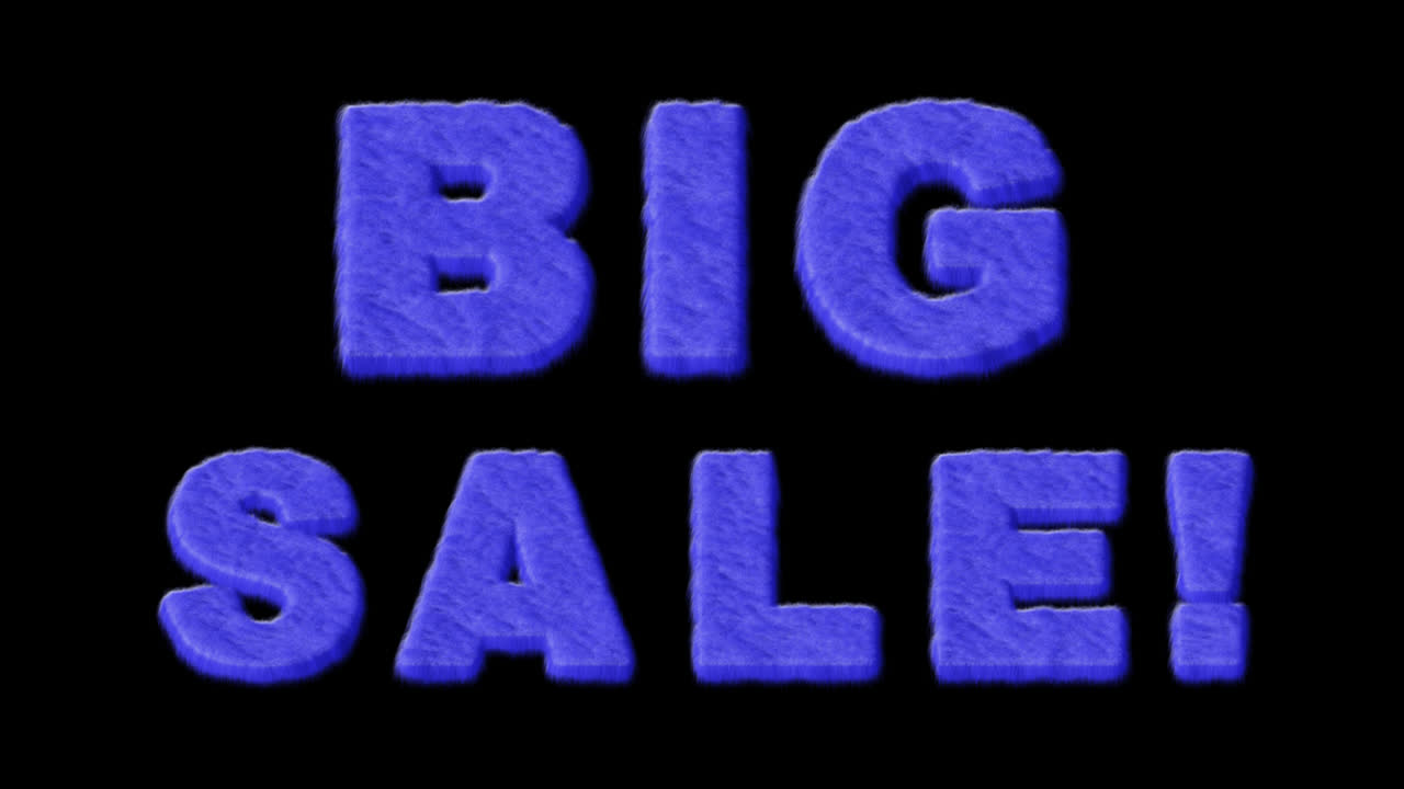 Big Sale Text Graphic