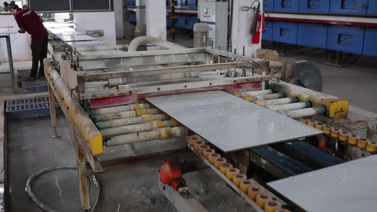 ceramic tiles rewashing with shop mixed water season