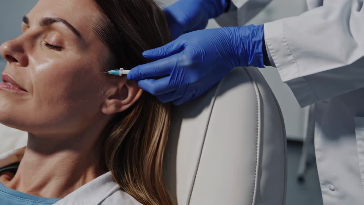 procedimiento de inyecciones cosméticas