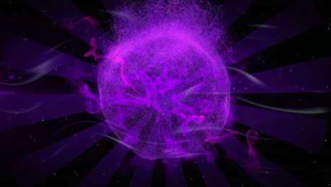 animation of purple smoke