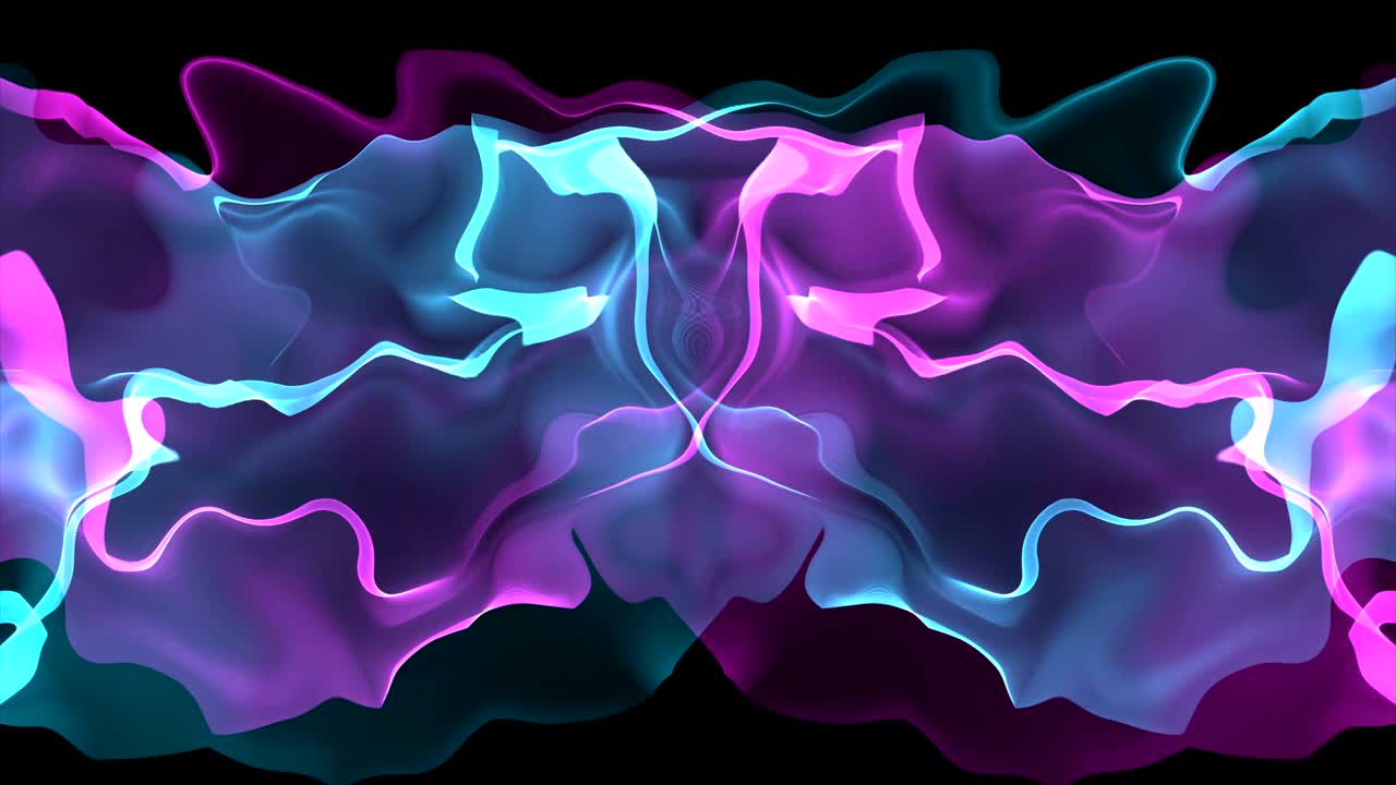 digital turbulent paint splash smoke cloud blue pink soft abstract background - new unique quality colorful joyful motion dynamic video footage