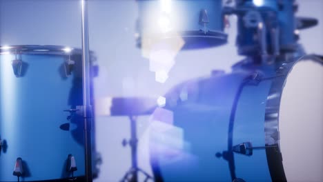 4k drum set with dof and lense flair