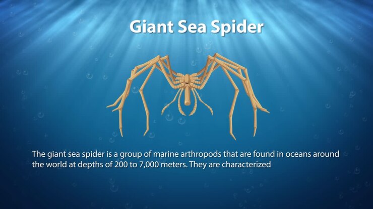 bildungsvorstellung einer meeres-arthropodenart