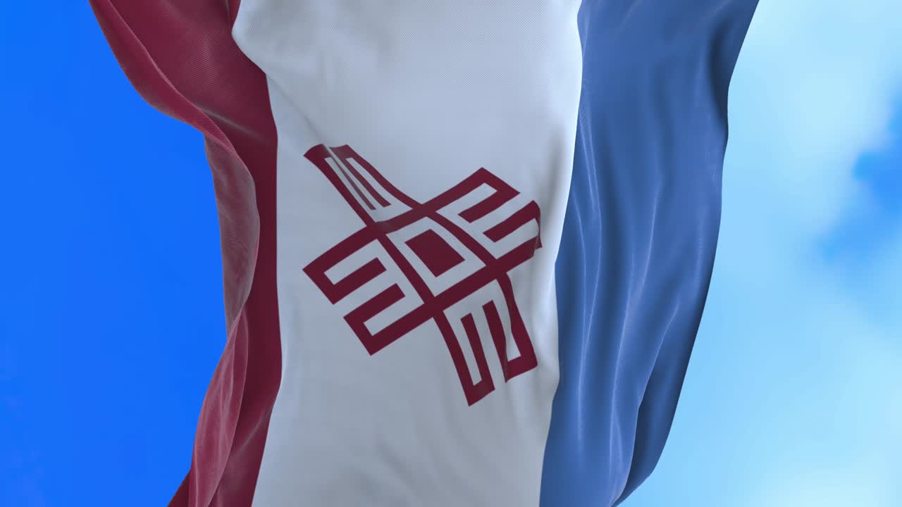 el bucle sin costuras de la bandera de la república de mari el.