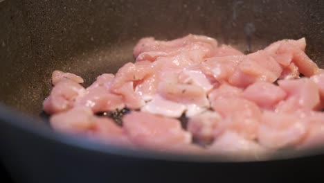 cooking-chicken-meat,-roasting-chicken-meat-in-a-pan-in-the-kitchen-by-an-italian-cook