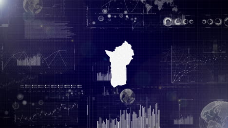 togo y benín país antecedentes corporativos, elementos abstractos de gráficos de análisis de datos i mostrando vídeo tecnológico de análisis de dados con globo, crecimiento, gráficos, datos estadísticos de togo y el país de benín