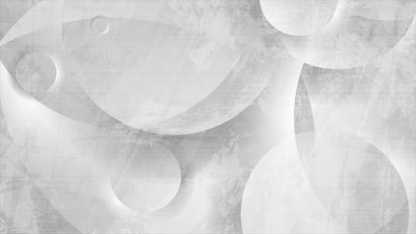círculos grises geométricos abstracto de alta tecnología movimiento de fondo grunge