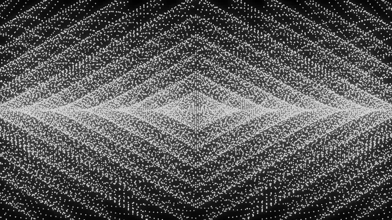 White color Dot Shape Pattern animation motion graphics