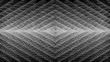 patrón de forma de punto de color blanco animación gráficos de movimiento