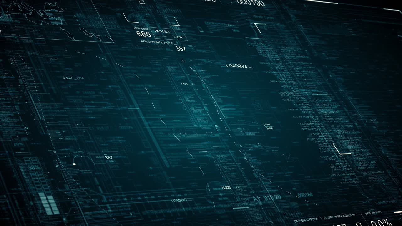 HUD technological futuristic Sci Fi background. Type 2