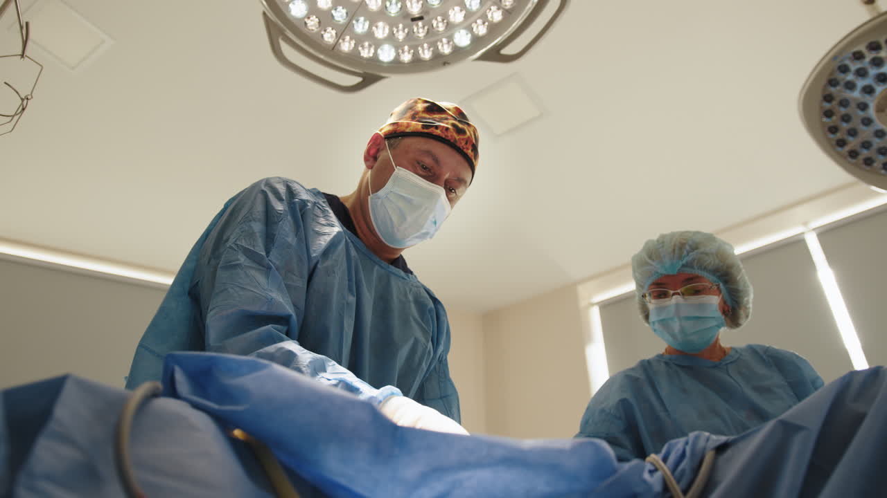 procedimiento quirúrgico en curso