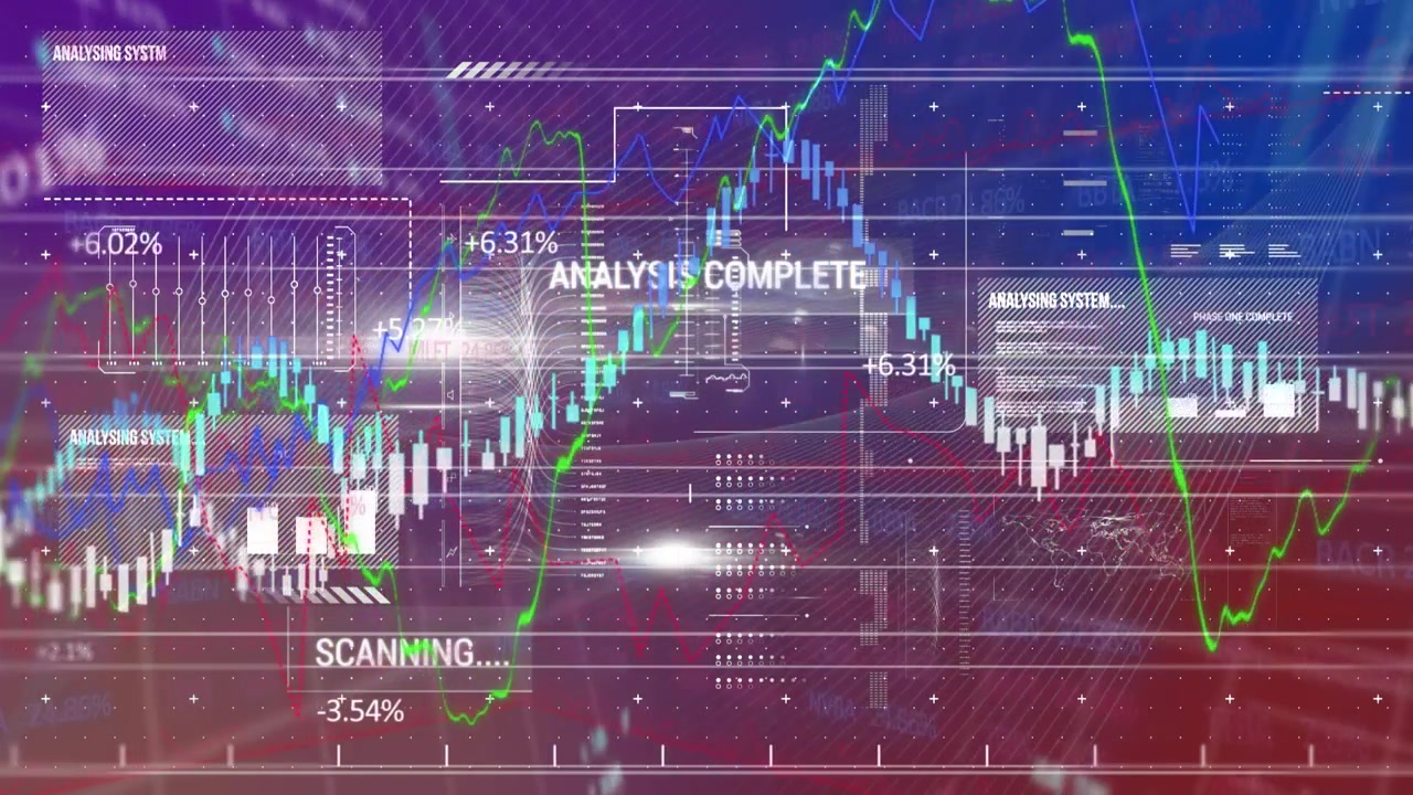 Animation of rows of dots merry christmas text and data processing