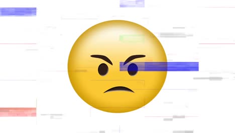 Emoji-Sieht-Wütend-Vor-Weißem-Hintergrund-Aus