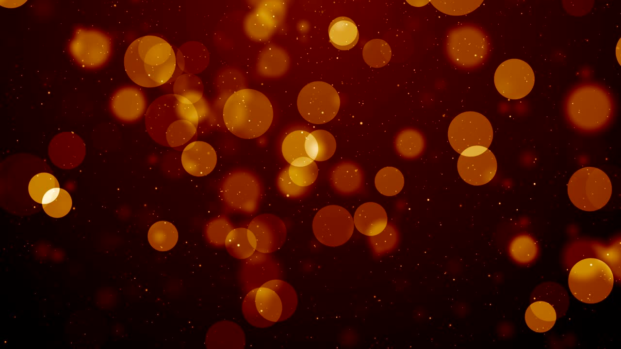 Loop de fundo cinematográfico com partículas de poeira, luz abstrata e movimento bokeh para títulos.