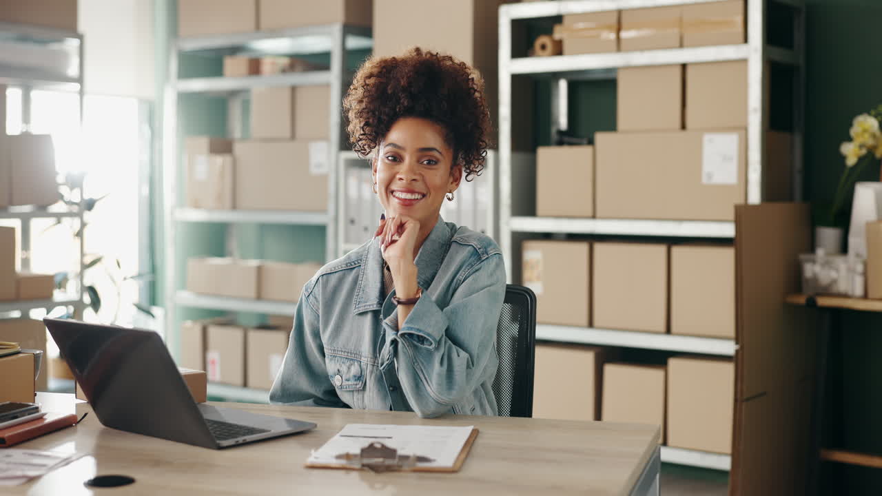 Woman Entrepreneur Running Her Small Business