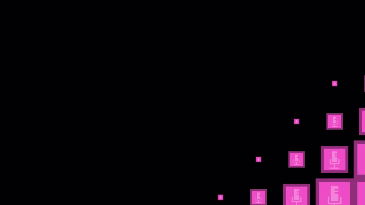 Mic Block tile wave Transitions. 1080p - 30 fps - Alpha Channel (3)