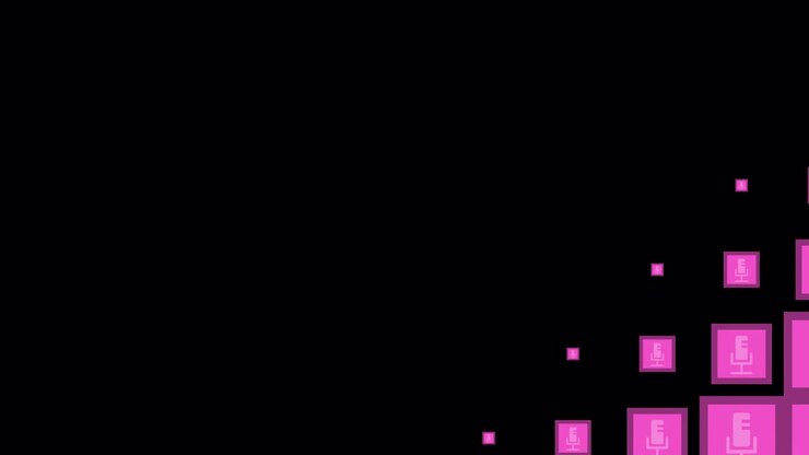 Mic Block tile wave Transitions. 1080p - 30 fps - Alpha Channel (3)
