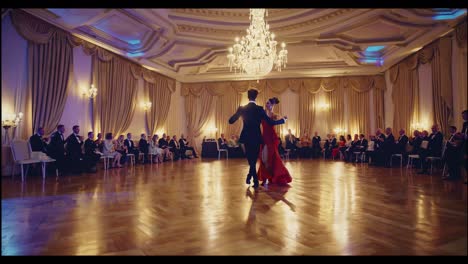 elegant ballroom dance