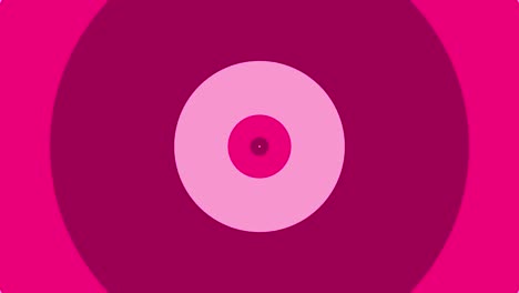 optical illusion circle shape animated background motion design graphic tunnel visual effect colour light pink